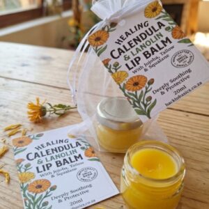 Healing Calendula & Lanolin Lip Balm (20g)